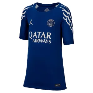 Paris Saint - Germain Kids' 2024/25 Fourth Kit - Blue
