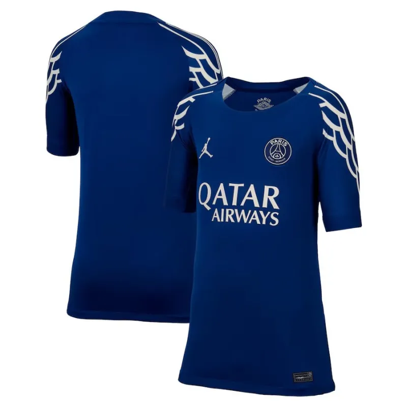Paris Saint - Germain Kids' 2024/25 Fourth Kit - Blue