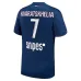 Set della kit di casa 2024/25 per bambini di Paris Saint - Germain indossato da Khvicha Kvaratskhelia - Blu