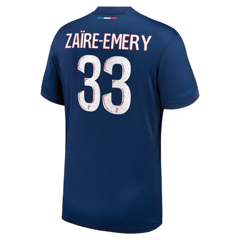 Set della kit di casa 2024/25 per bambini di Paris Saint - Germain indossato da Warren Zaire - Emery - Blu