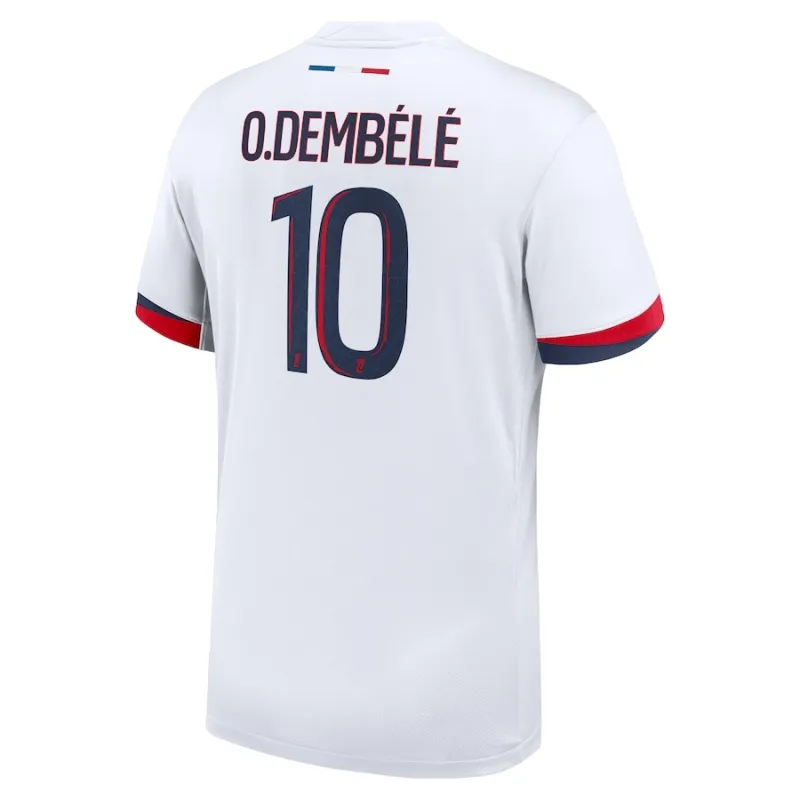 Ousmane Dembélé's Paris Saint - Germain Kids' 2024/25 Away Kit Set - White