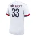 Set della kit fuori casa 2024/25 per bambini di Paris Saint - Germain indossato da Warren Zaire - Emery - Bianco