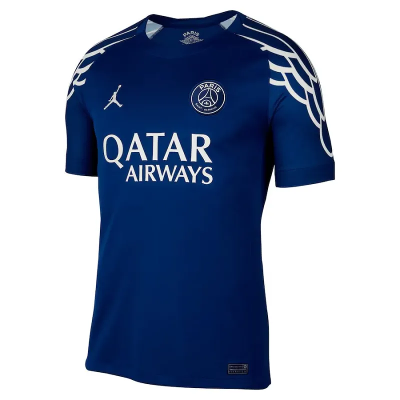 Khvicha Kvaratskhelia's Paris Saint - Germain Kids' 2024/25 Fourth Kit Set - Blue