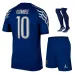 Set del cuarto kit para niños de Paris Saint - Germain 2024/25 que viste Ousmane Dembélé - Azul