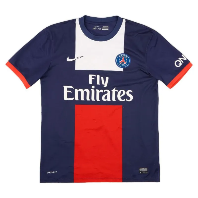 Beckham Paris Saint-Germain Retro Jersey 2013/14 Home - Blue