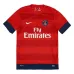 Beckham Paris Saint-Germain Retro Jersey 2012/13 Away - Red