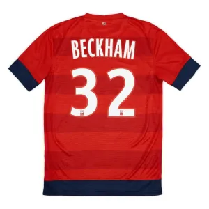 Beckham Paris Saint-Germain Retro Jersey 2012/13 Away - Red