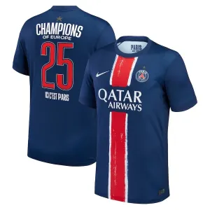 Paris Saint-Germain 2025 Home UCL Champions Jersey with One Star- Blue
