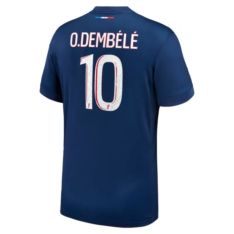 Paris Saint-Germain O.DEMBÉLÉ 2024/25 Home Jersey with 1 Star- Blue
