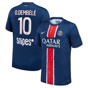 Paris Saint-Germain O.DEMBÉLÉ 2024/25 Home Jersey with 1 Star- Blue