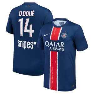 Paris Saint-Germain D.DOUÉ 2024/25 Home Jersey with 1 Star- Blue