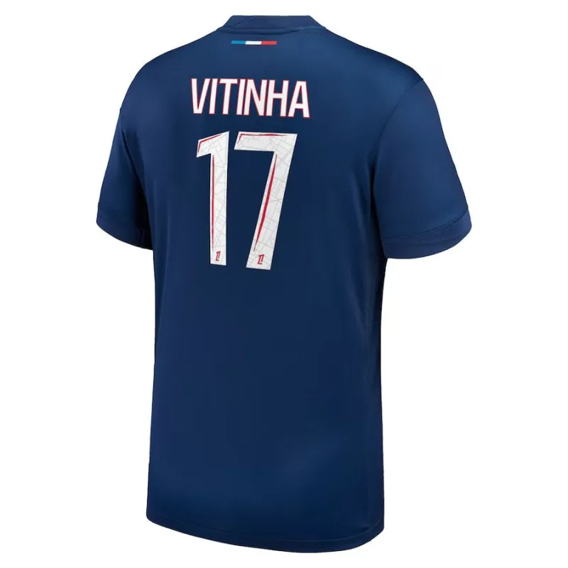 Paris Saint-Germain VITINHA 2024/25 Heimtrikot mit einem Stern- Blau