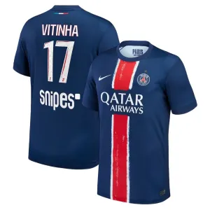 Paris Saint-Germain VITINHA 2024/25 Home Jersey with 1 Star- Blue