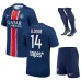 Paris Saint - Germain D.DOUÉ 2024/25 Maglia - tuta per bambini di casa con una stella- Blu