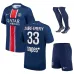 Paris Saint - Germain ZAÏRE-EMERY 2024/25 Camiseta - traje infantil de casa con una estrella- Azul