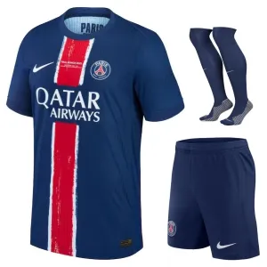 Paris Saint-Germain 2025 Home UCL Munich Final Kids' Kit - Blue
