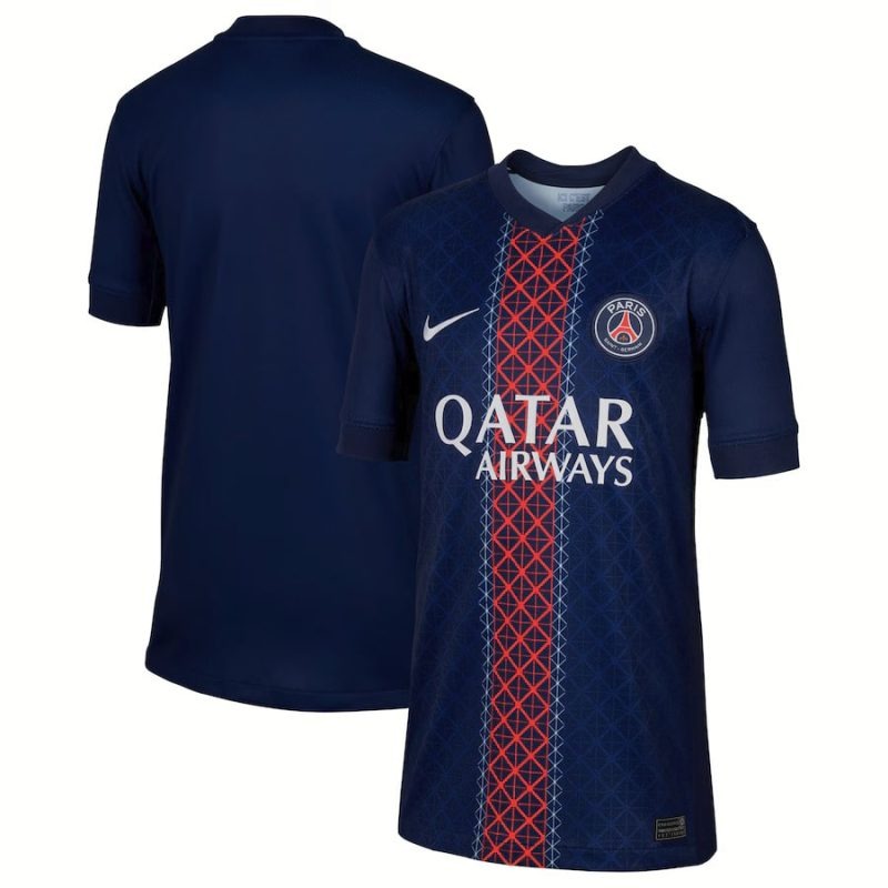 Paris Saint-Germain Kinder 2025/26 Heim-Trikot - Blau/Rot
