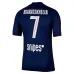 Paris Saint-Germain KVARATSKHELIA Kids' 2025/26 Home Kit - Blue/Red