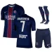 Paris Saint-Germain KVARATSKHELIA Kids' 2025/26 Home Kit - Blue/Red