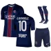 Paris Saint-Germain O.DEMBÉLÉ Kids' 2025/26 Home Kit - Blue/Red