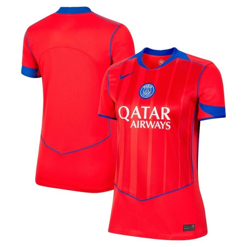 Paris Saint-Germain 2025/26 Women’s Third Jersey - Red