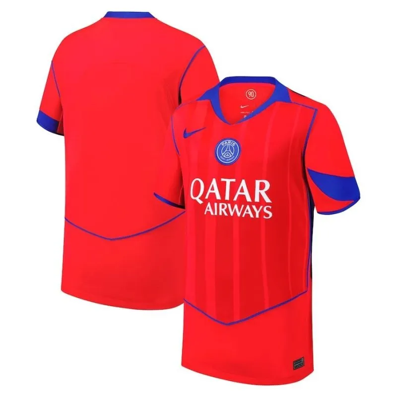 Paris Saint-Germain 2025/26 Kids Third Jersey - Red