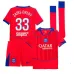 Paris Saint-Germain ZAIRE-EMERY 2025/26 Drittes Kindertrikot Set - Rot