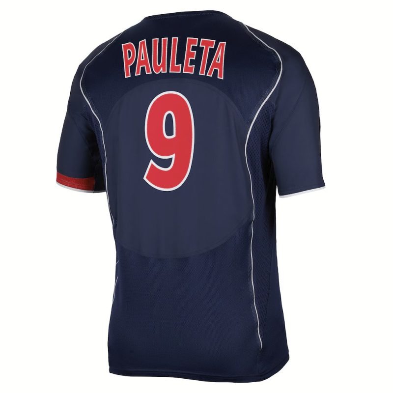 Maglia retro home Paris Saint-Germain PAULETA 2004/05 - Blu