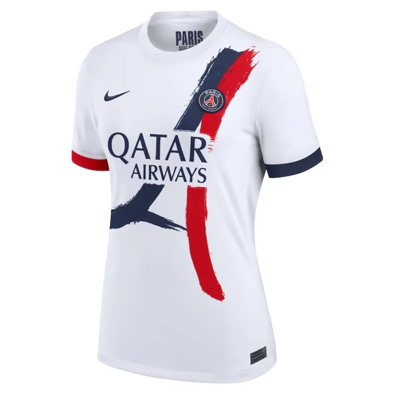 Camiseta de mujer visitante Paris Saint-Germain 2025/26 - Blanca