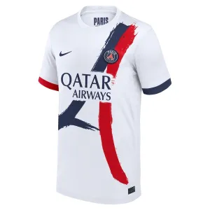 Paris Saint-Germain 2025/26 Away Kids Jersey - White