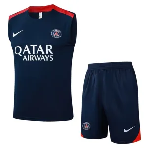 Paris Saint-Germain 2025/26 Shorts and Vest Set - Blue/Red