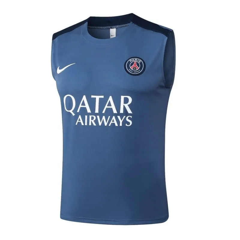 Paris Saint-Germain 2025/26 Shorts and Tank Top Set - Blue