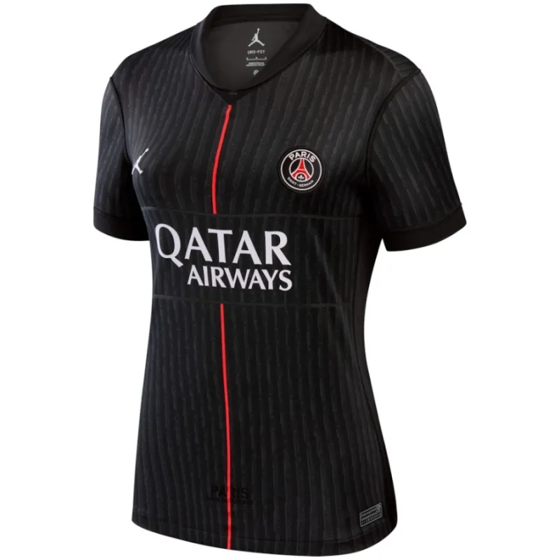 Paris Saint-Germain 2025/26 Fourth Women's Jersey - Black