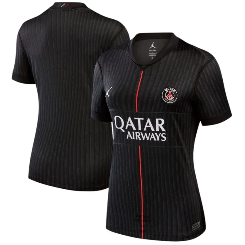 Paris Saint-Germain 2025/26 Fourth Women's Jersey - Black