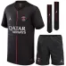Paris Saint-Germain 2025/26 Fourth Kids Kit - Black