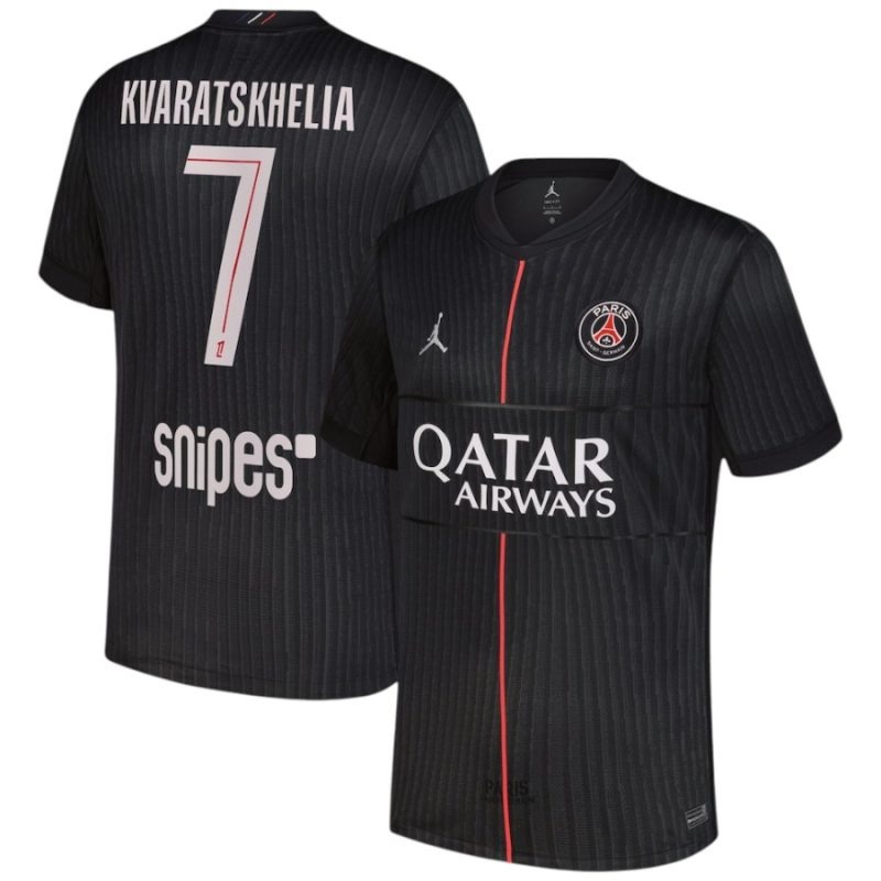 PSG 2025/26 KVARATSKHELIA Fourth Jersey