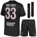 Paris Saint-Germain ZAÏRE-EMERY 2025/26 Fourth Kids Kit - Black