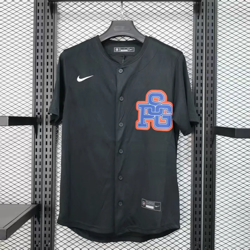 Paris Saint-Germain Maglia Edizione Baseball 2025/26 - Nero