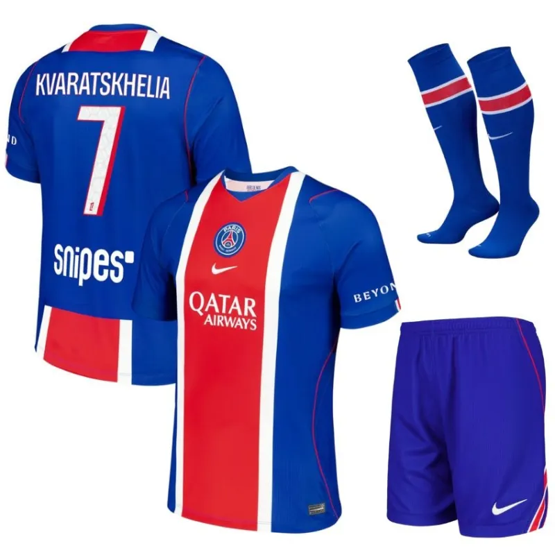 Maillot Kit Enfant PSG Domicile 2026/27 KVARATSKHELIA