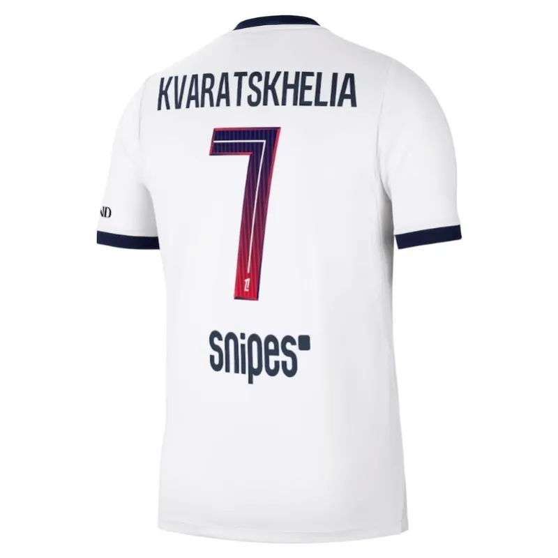 PSG KVARATSKHELIA 2026/27 Away Kids Kit Jersey