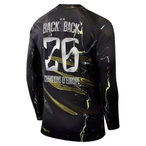 PSG 2025/26 Jordan Night 2 Stars Long Sleeve Jersey European Champion