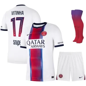 PSG VITINHA 2026/27 Away Kids Kit Jersey