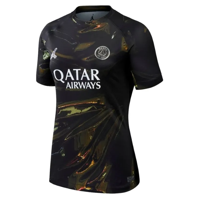 PSG 25/26 Jordan Fifth Women Jersey Night Edition Black