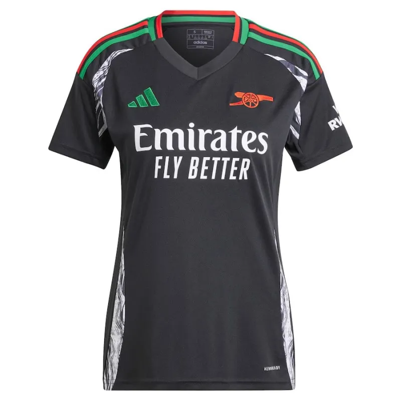 Arsenal 2024/25 Frauen Auswärtstrikot - Fan-Version (Schwarz)