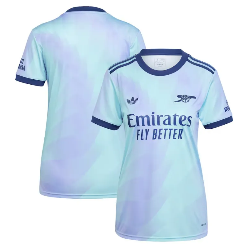 Maillot d'équipe n°3 féminin d'Arsenal 2024/25 - Version supporter (Aqua)