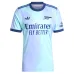 Arsenal 2024/25 Kinder Drittes Trikot Fan-Version Aquamarinblau Set