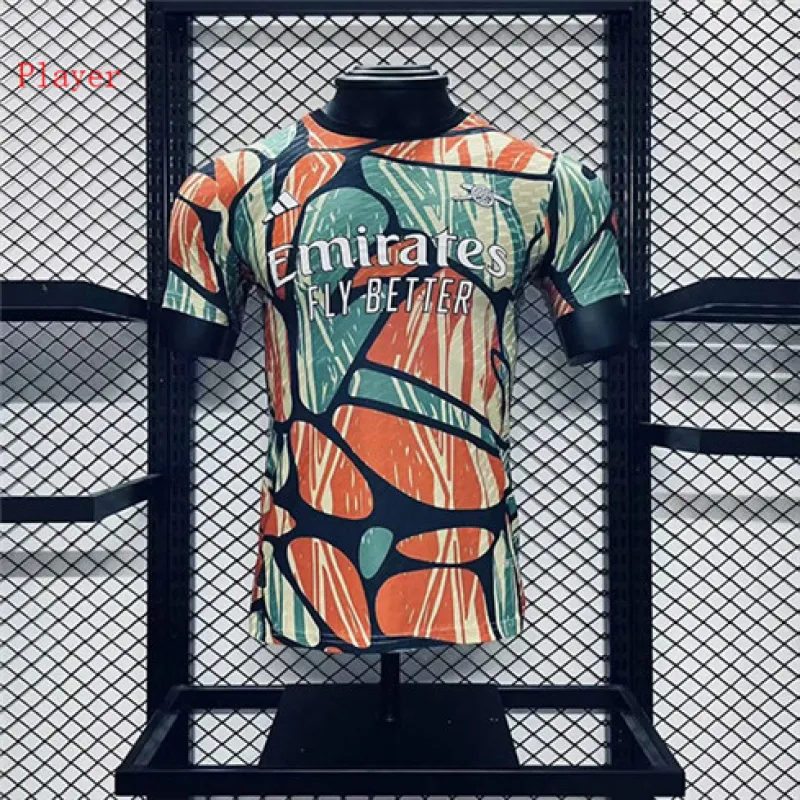 Camiseta del jugador antes del partido de Arsenal 2024/25 - Naranja