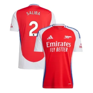 Maillot de replique domicile d'Arsenal 2024/25 - Rouge (SALIBA)