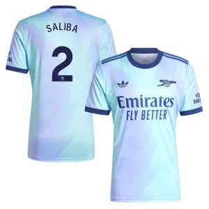 Maillot de replique troisième d'Arsenal SALIBA 2024/25 - Bleu ciel