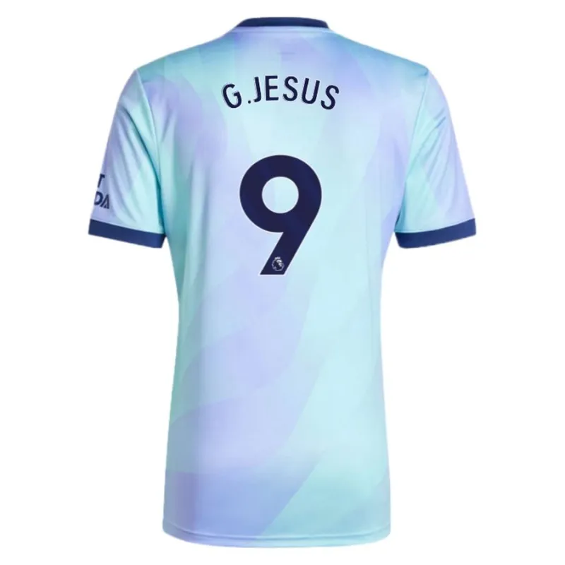 G.JESUS Arsenal 2024/25 Drittes Replikations - Trikot - Himmelblau